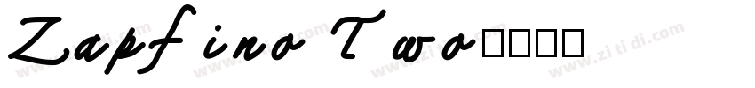 Zapfino Two字体转换